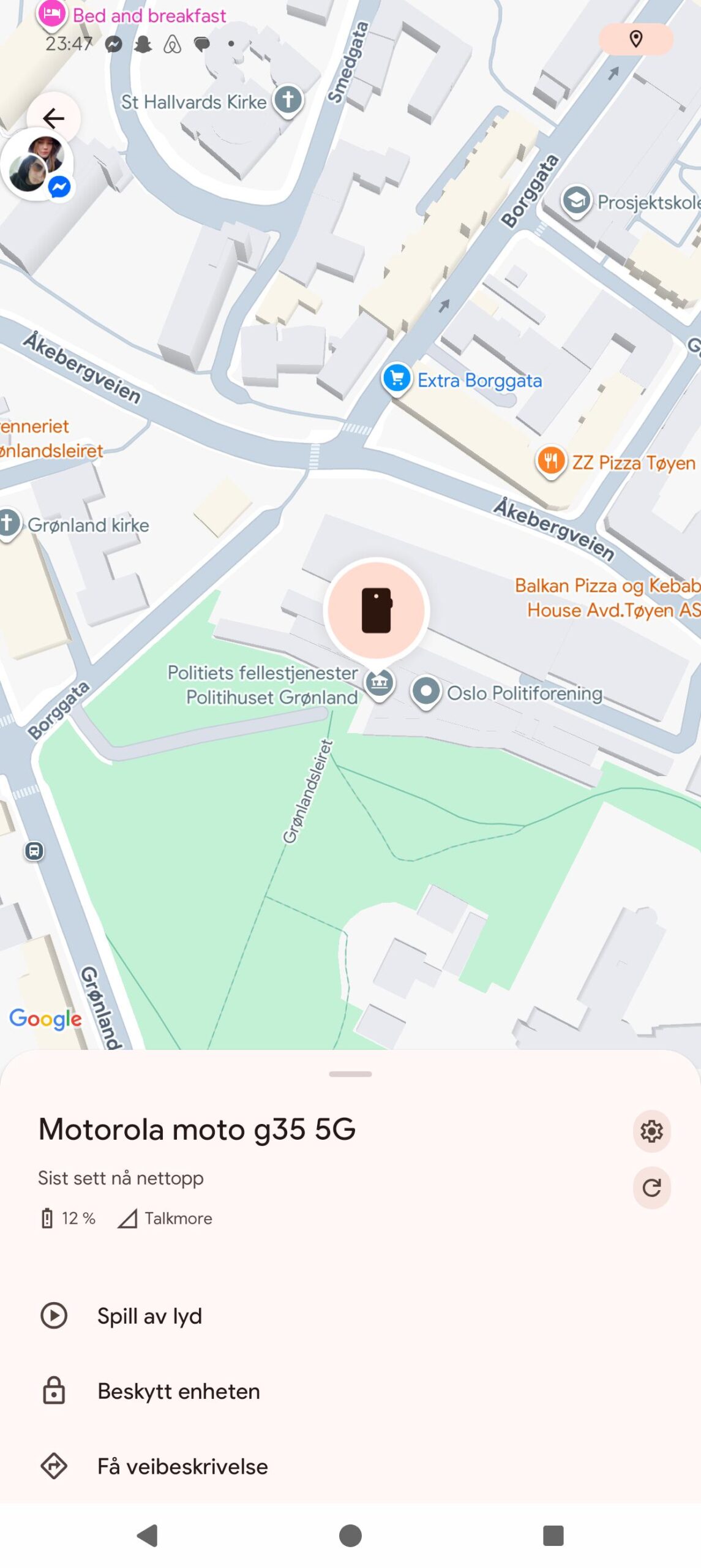 OFFENTLIG REDEGJØRELSE – DOKUMENTASJON AV MOBILTELEFON, KONTOINNGREP